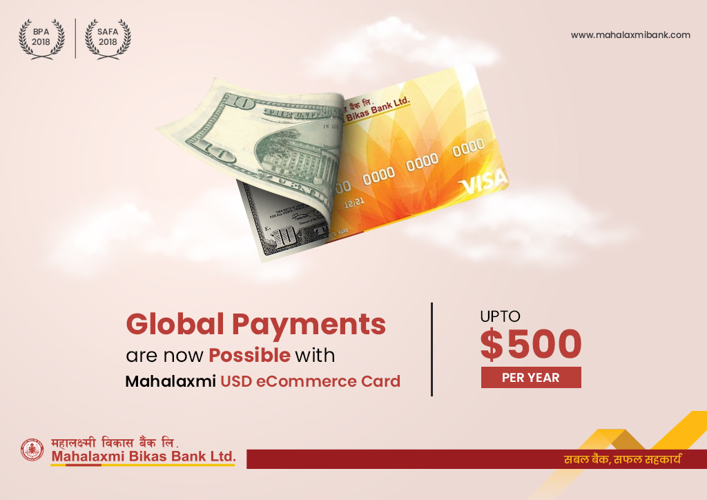 Mahalaxmi USD Ecommerce Card